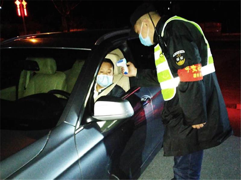 寶應(yīng)夜晚門崗測溫